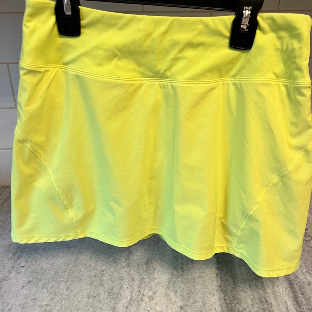 CRZ YOGA Neon Yellow Mini Skirt